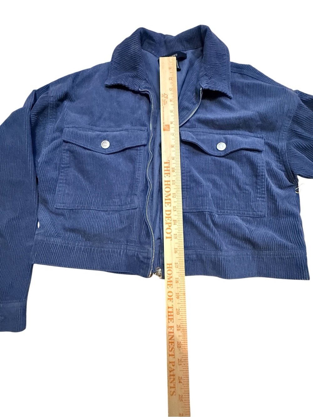 Forever 21 cropped cotton jacket. Women’s size Medium - Picture 2 of 5